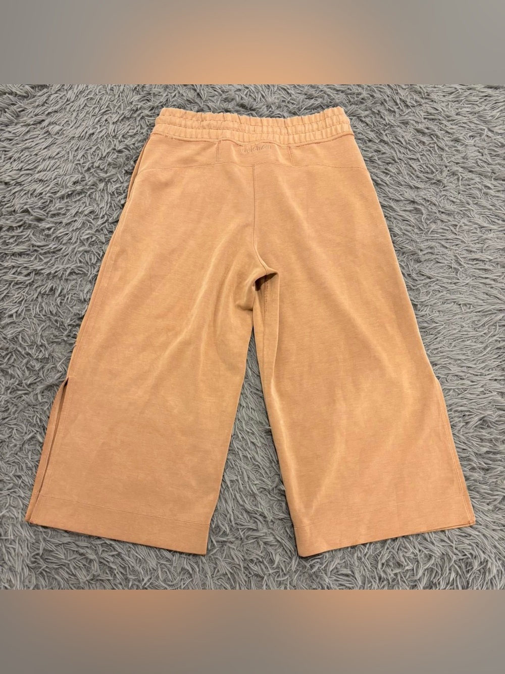 Lululemon Womens Soft Ambitions High Rise Wide Leg Pant Beech Wood Size 10 Loung - Picture 2 of 7